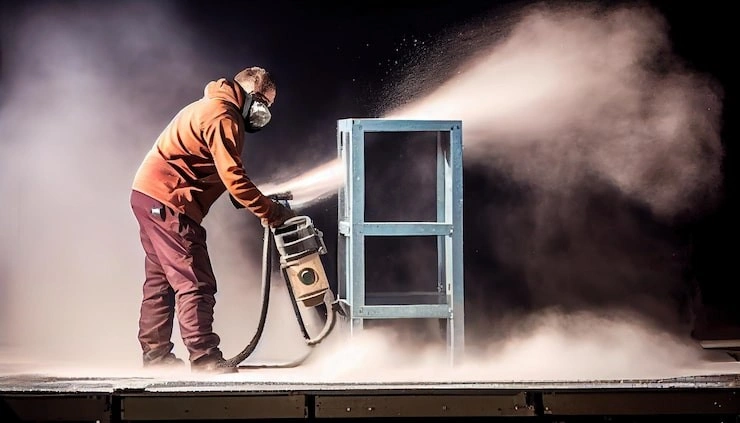 Menggunakan jasa sandblasting